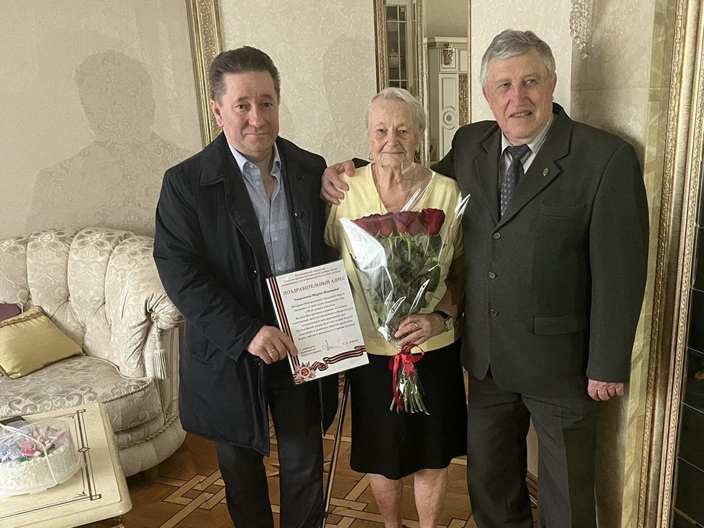 95-летний юбилей отмечает труженица тыла Дьяченко Мария Ивановна