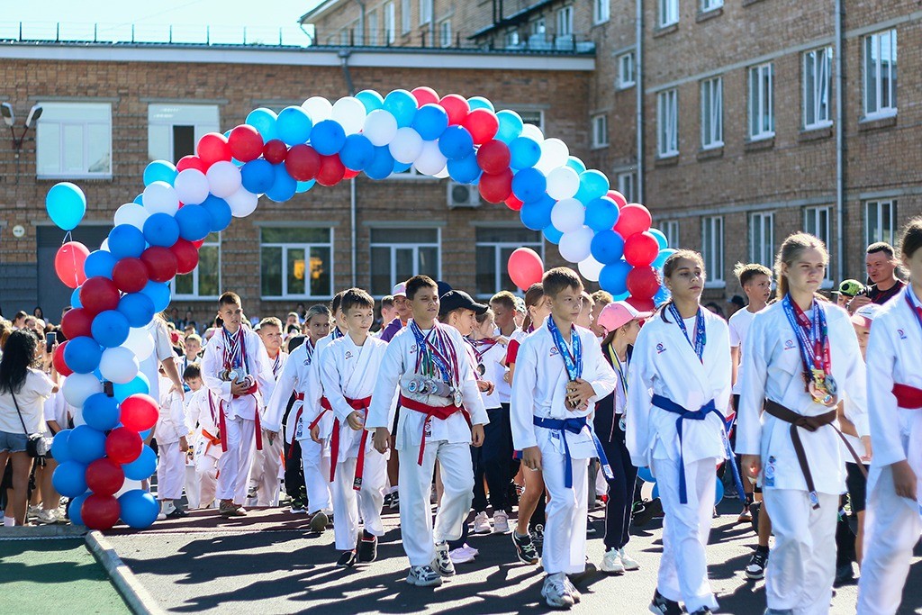 Открытие спортивной площадки